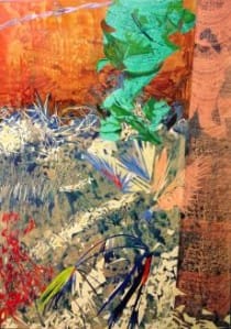 THE BUZZ: Abstracted Jewel Tone Landscapes Become Metaphors for California Immigration Issues