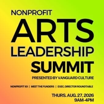 August 27: Nonprofit Arts Leadership Summit
